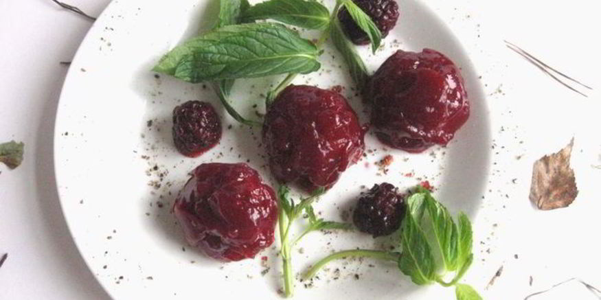 Рецепт паштета из куриной печени в ежевичном желе