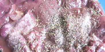 паштет из куриной печени в ежевичном желе