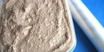 паштет из куриной печени в ежевичном желе