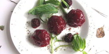 паштет из куриной печени в ежевичном желе