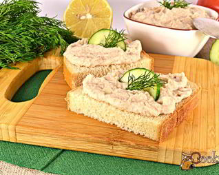 Паштет из молок слабосоленой сельди