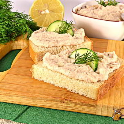 Паштет из молок слабосоленой сельди