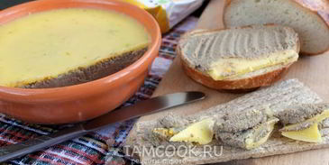 паштет из печени с вермутом и апельсином