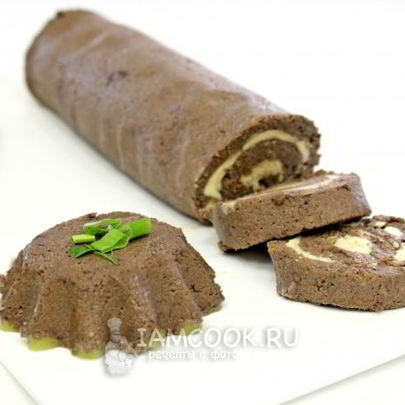 Паштет из свиной печени с маслом и сливками