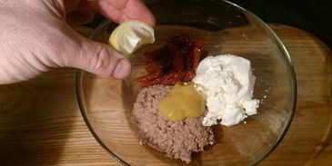 паштет из тунца и творожного сыра