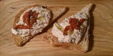 паштет из тунца и творожного сыра