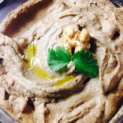 Паштет из запеченных баклажанов