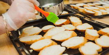 паштет куриный на гренках