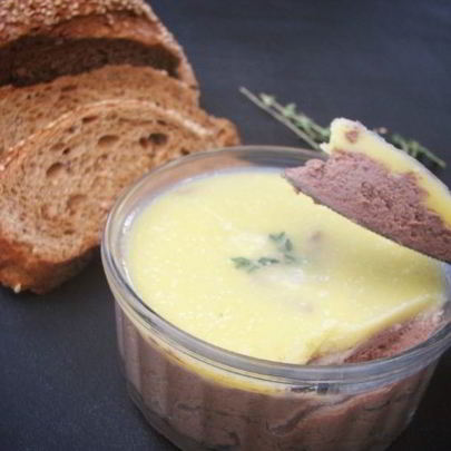 Паштет печеночный со сливочным маслом