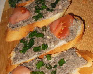 Паштет По следам тапенады