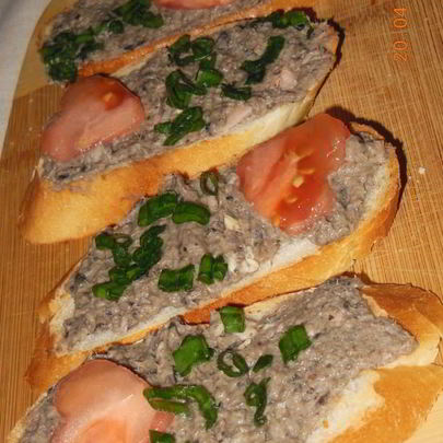 Паштет По следам тапенады