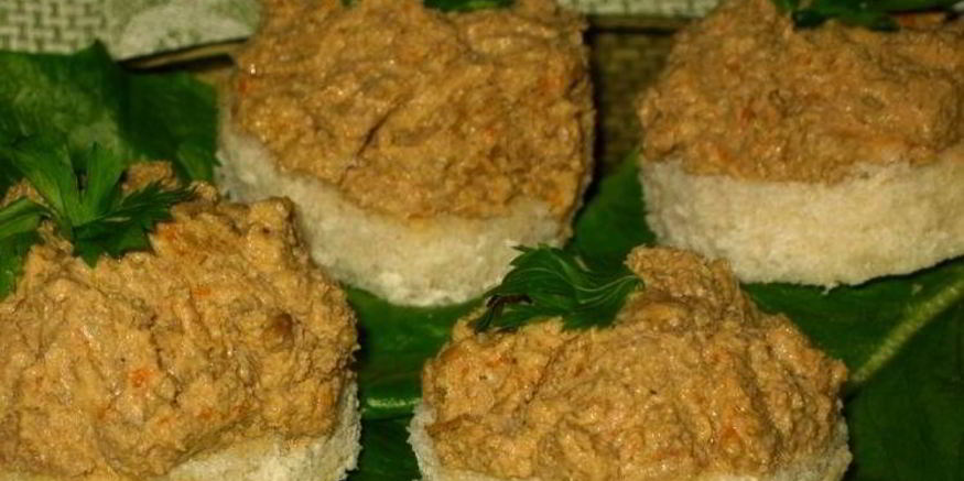 Рецепт печеночного паштета из говяжьей печени в мультиварке