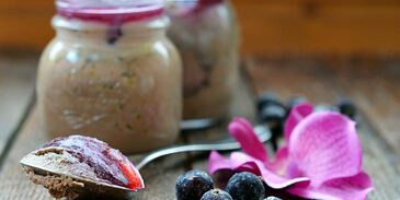 печеночный паштет со смородиновым желе