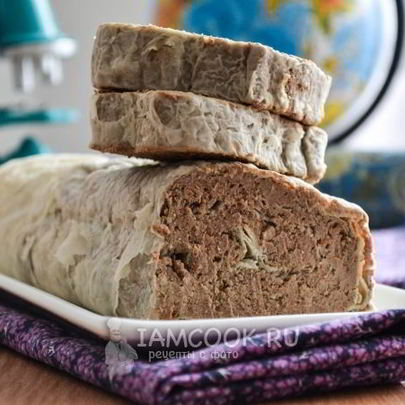 Печеночный паштет в лаваше