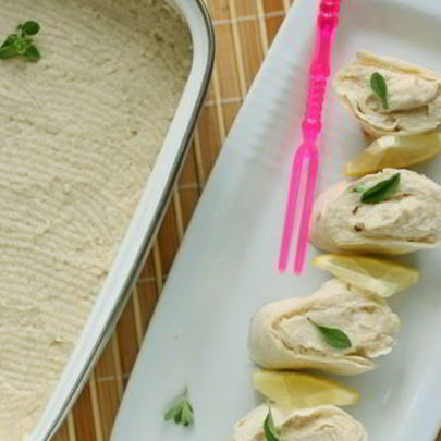 Постный паштет из фасоли