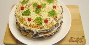 печеночный торт из куриной печени