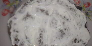 печеночный торт с грибами