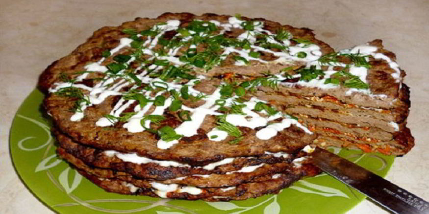 Рецепт печеночного торта с морковью