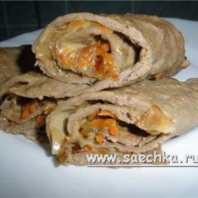 Печеночные рулетики