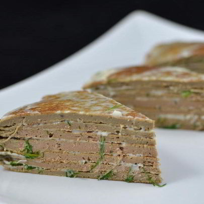 Торт из куриной печени