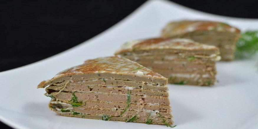 Рецепт торта из куриной печени