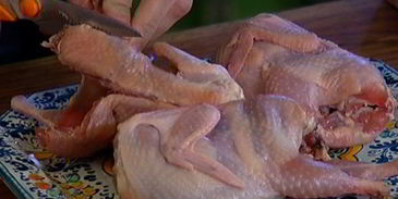 перепелки, маринованные в мисо-соусе