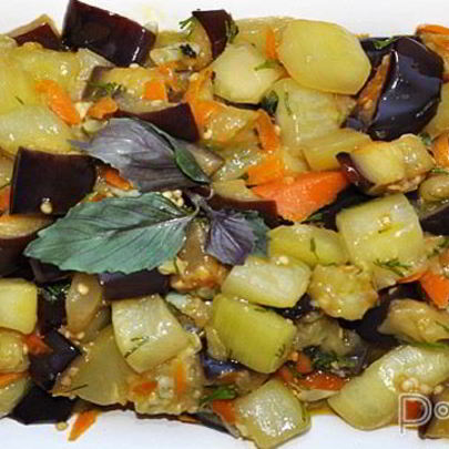 Пикантная закуска из овощей