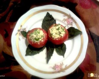 Помидоры, фаршированные с сыром