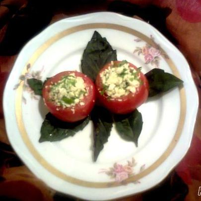Помидоры, фаршированные с сыром