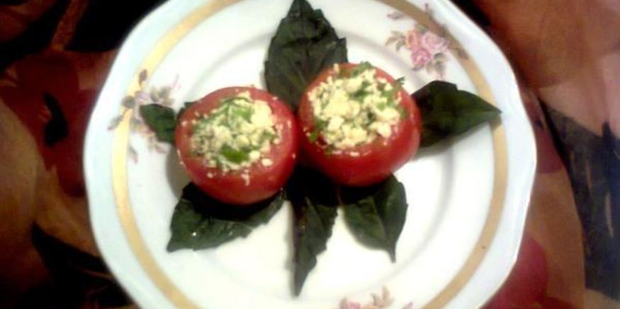 Рецепт помидоров, фаршированных с сыром
