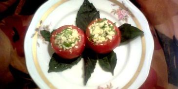 помидоры, фаршированные с сыром