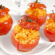 Рецепт Помидоров, фаршированных в стиле паэлья