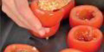 помидоры, фаршированные в стиле паэлья