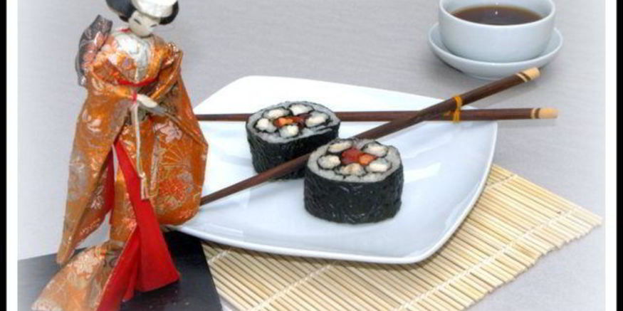 Рецепт фальшивых суш-роллов с курицей