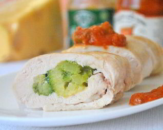 Куриные роллы с брокколи и сыром