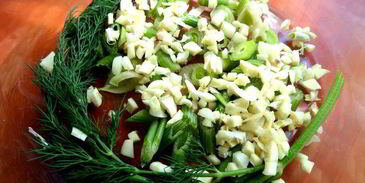 маринованные роллы из молодых кабачков