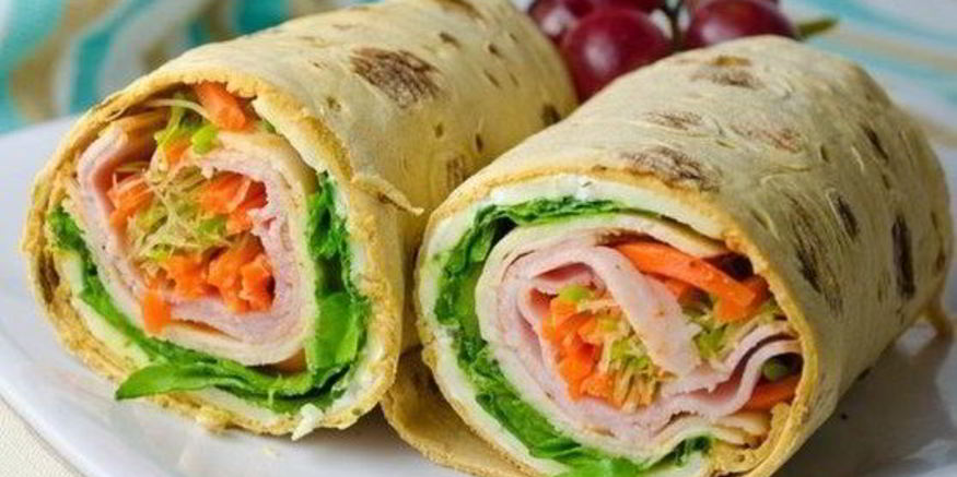 Рецепт ролла с ветчиной и сыром