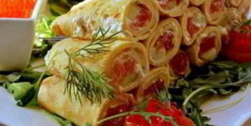 роллы из омлета