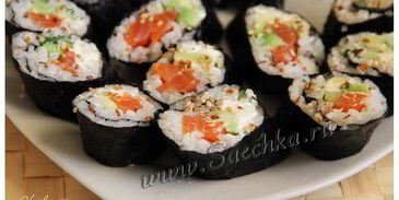 роллы с авокадо и сливочным сыром