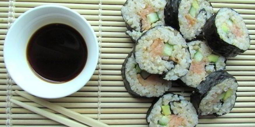 Рецепт роллов с копченым лососем