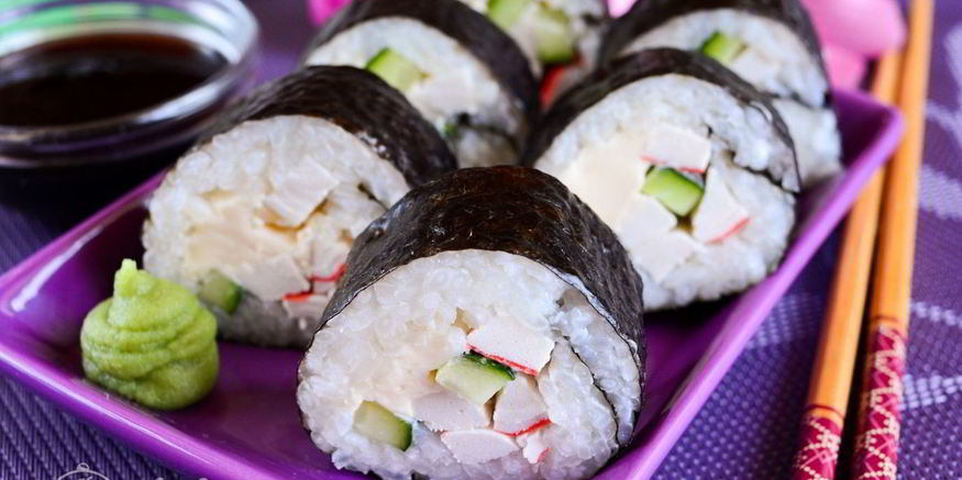 Рецепт роллов с крабовыми палочками