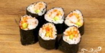 роллы с креветками