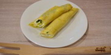 роллы с омлетом