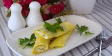 роллы с омлетом