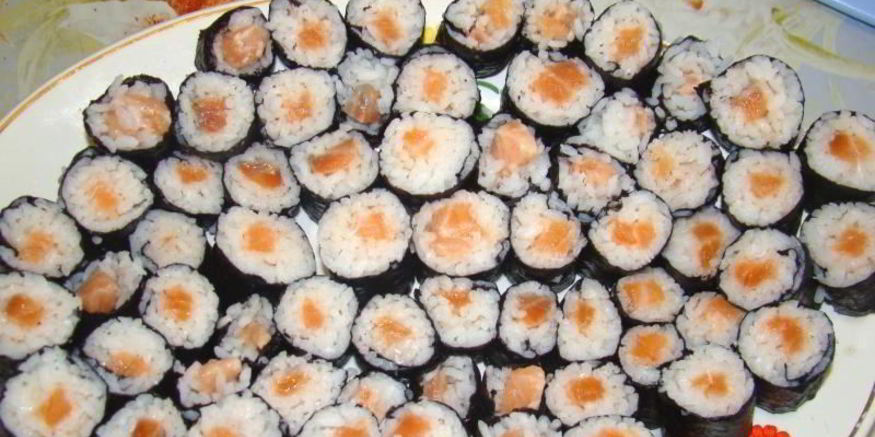 Рецепт роллов с семгой