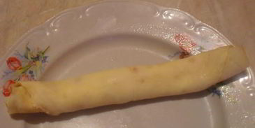 роллы с творожным кремом