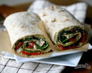 Роллы в лаваше