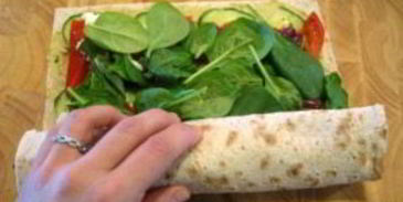 роллы в лаваше