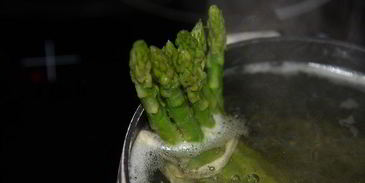 семга с соусом эскарго и овощными роллами