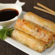 Рецепт Спринга-роллов с креветками и свининой